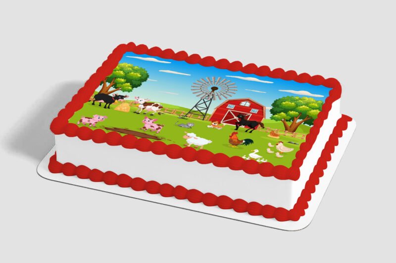Baby Barnyard Edible Image® by PhotoCake®