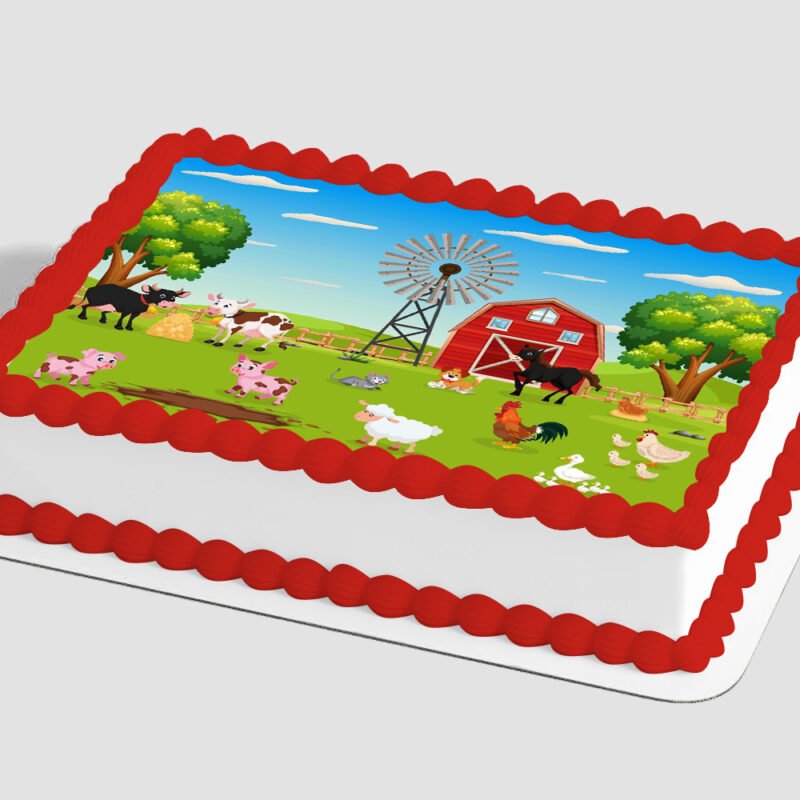 Baby Barnyard Edible Image® by PhotoCake®