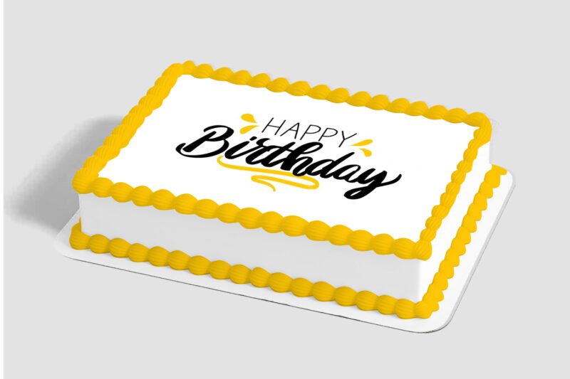 Birthday Cake Edible Image® by PhotoCake®