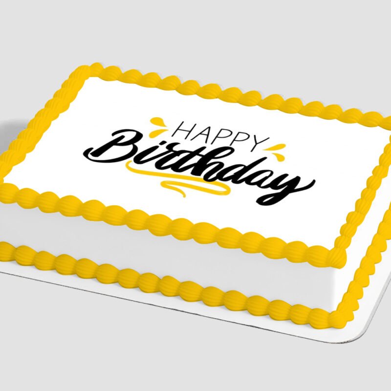 Birthday Cake Edible Image® by PhotoCake®