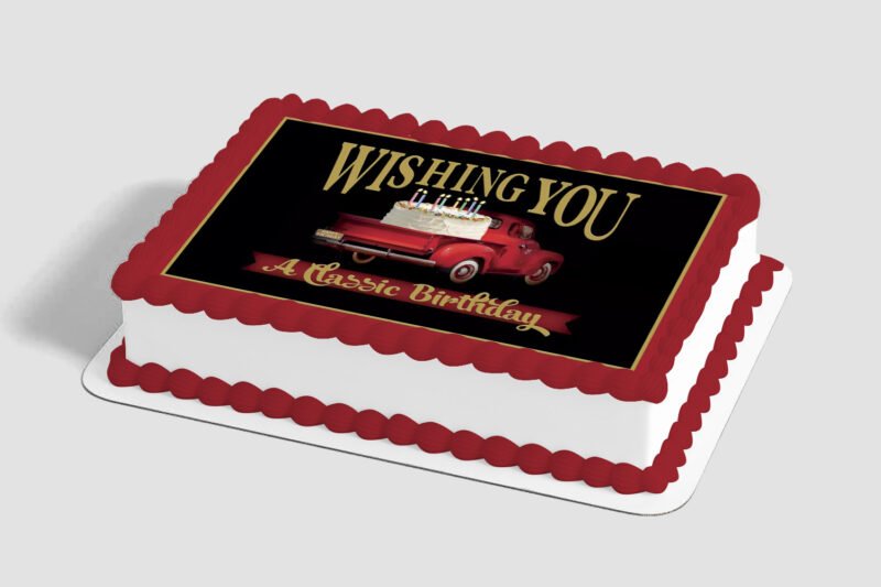 Classic Birthday Edible Image® by PhotoCake®