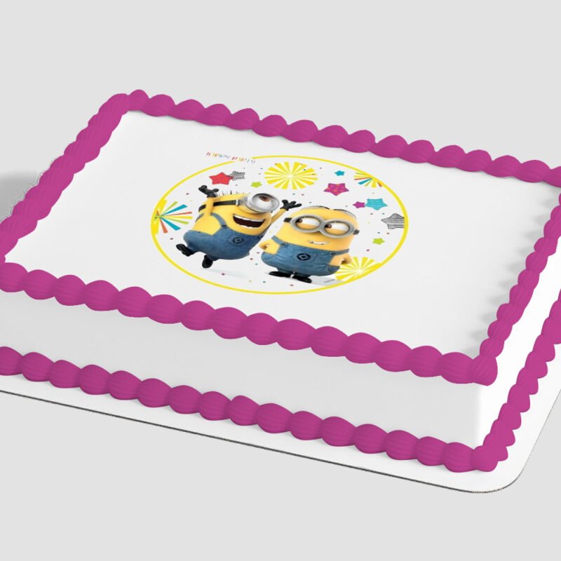 Despicable Me 3™ Let's Party Edible Image® by PhotoCake®