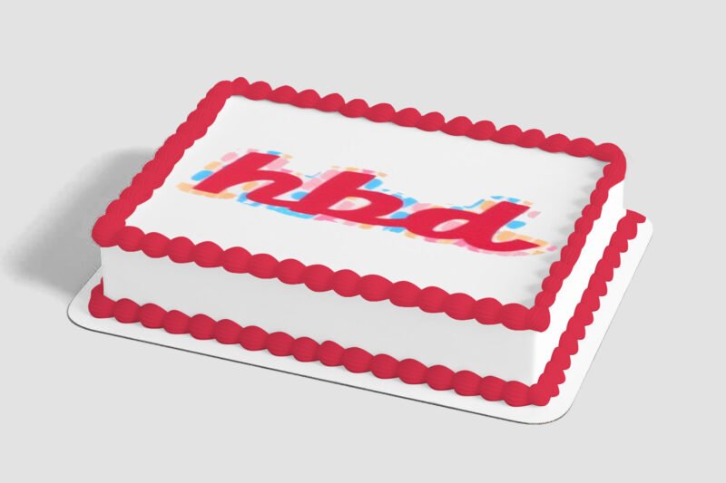 HBD Edible Image® by PhotoCake®