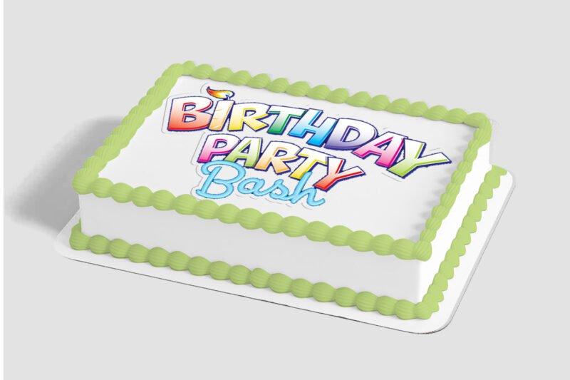 Happy Birthday Bash Edible Image® by PhotoCake®