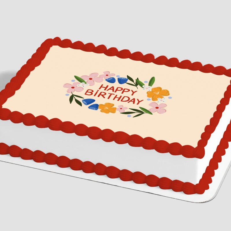 Happy Birthday Edible Image® by PhotoCake®