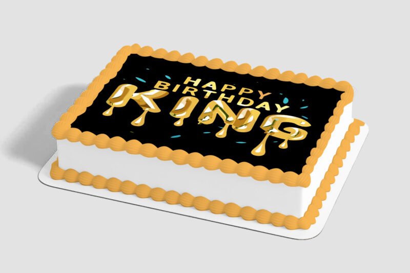 Happy Birthday King Edible Image® by PhotoCake®