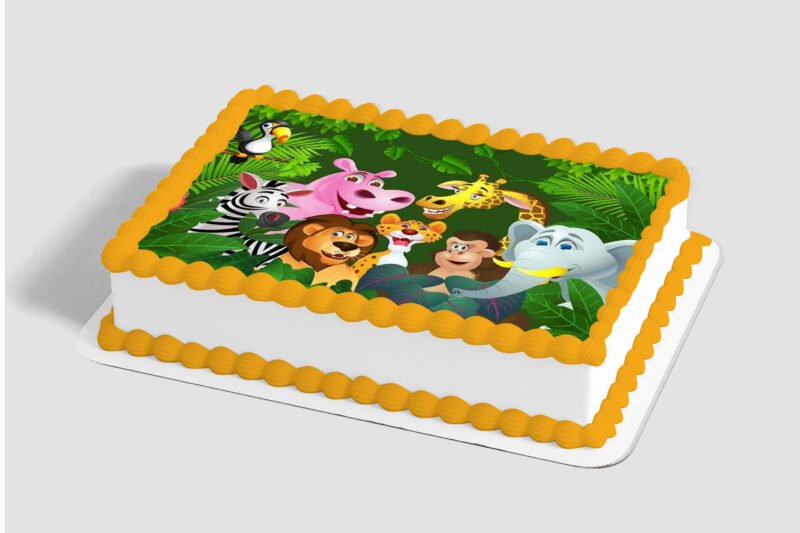 Jungle Animals Edible Image® by PhotoCake®