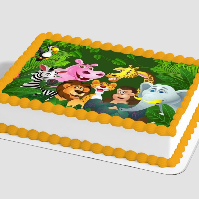 Jungle Animals Edible Image® by PhotoCake®