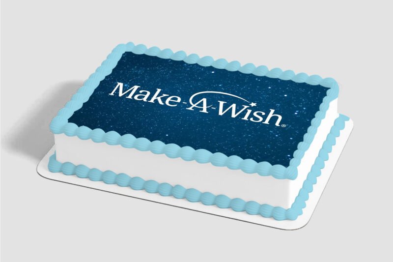 Make A Wish! Edible Image® by PhotoCake® Frame
