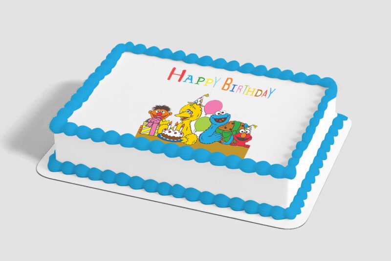 Sesame Street® Happy Birthday Edible Image® by PhotoCake®
