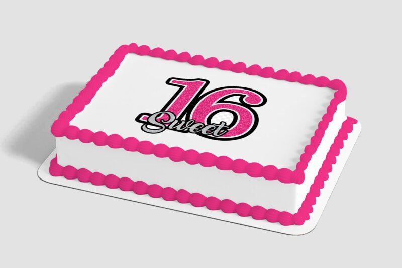 Sweet 16 Edible Image® by PhotoCake®
