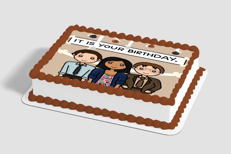 The Office It Is Your Birthday. Edible Image® by PhotoCake®