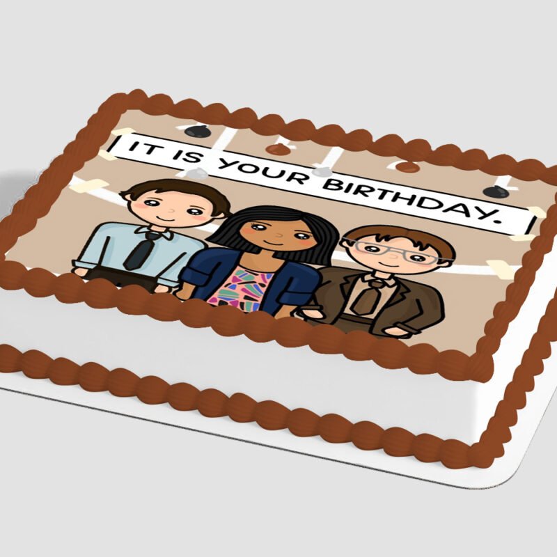 The Office It Is Your Birthday. Edible Image® by PhotoCake®