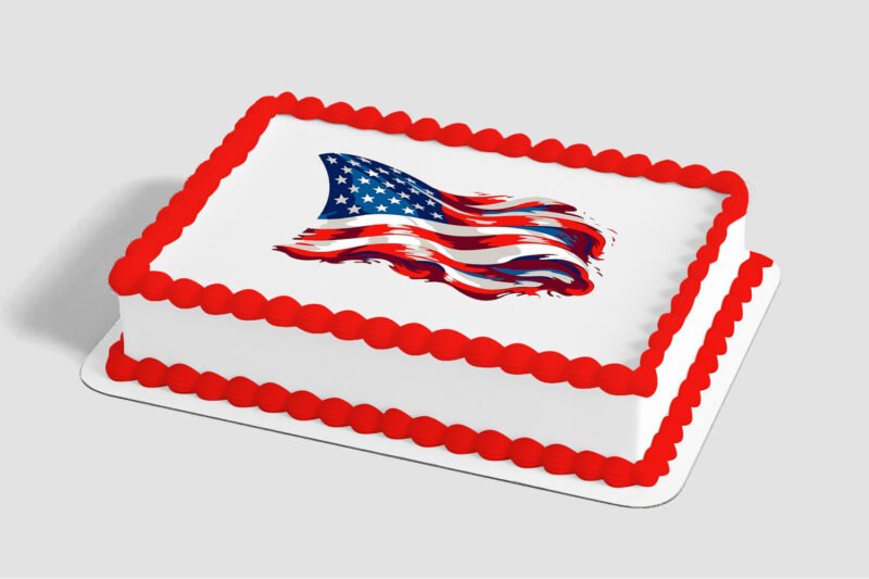 American Flag Edible Image® by PhotoCake®
