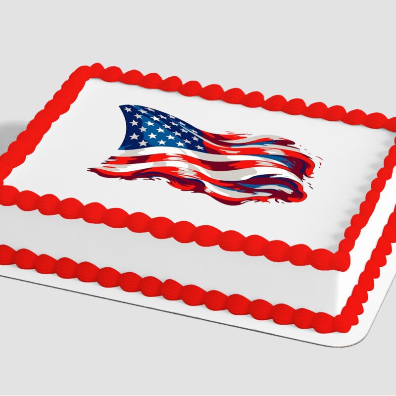 American Flag Edible Image® by PhotoCake®