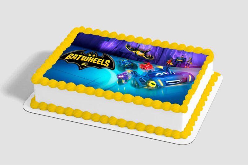 BATWHEELS Gotham City Edible Image® by PhotoCake® Frame