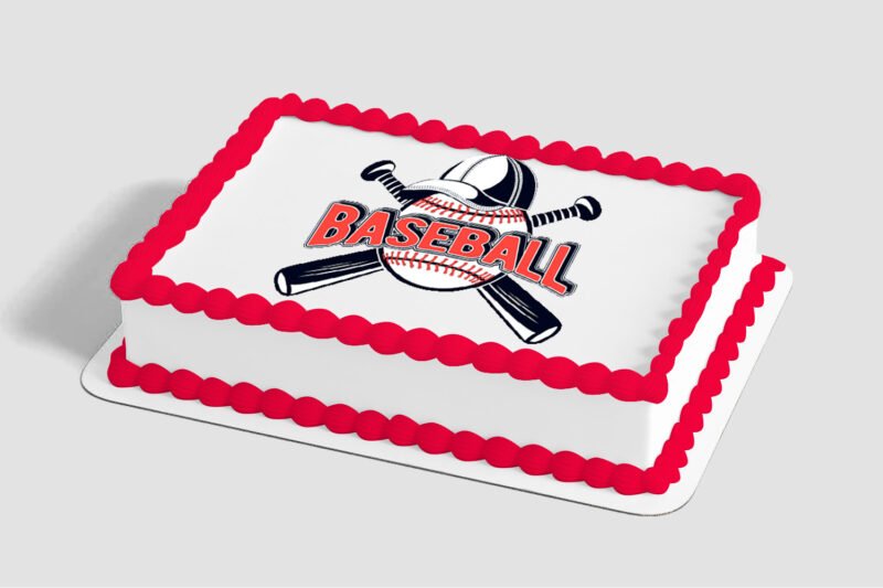 Baseball Edible Image® by PhotoCake®