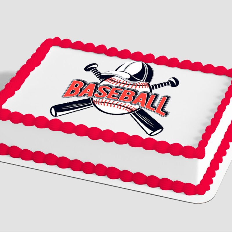 Baseball Edible Image® by PhotoCake®