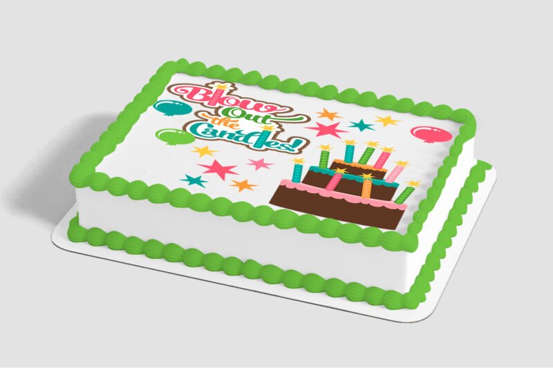 Birthday Blowout Candles Edible Image® by PhotoCake®