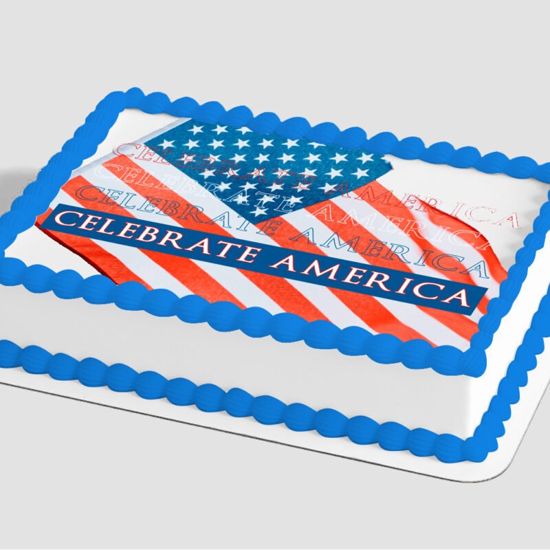 Celebrate America Flag Edible Image® by PhotoCake®