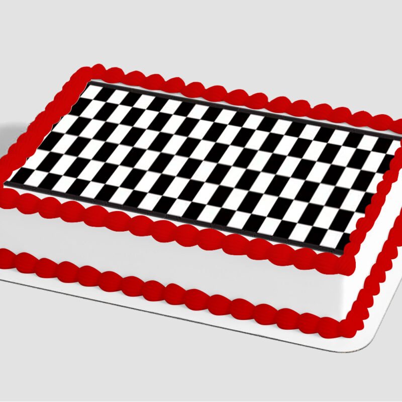 Classic Checks Edible Image® by PhotoCake®