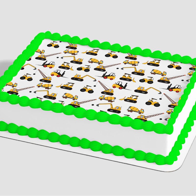 Construction Pattern Edible Image® by PhotoCake®