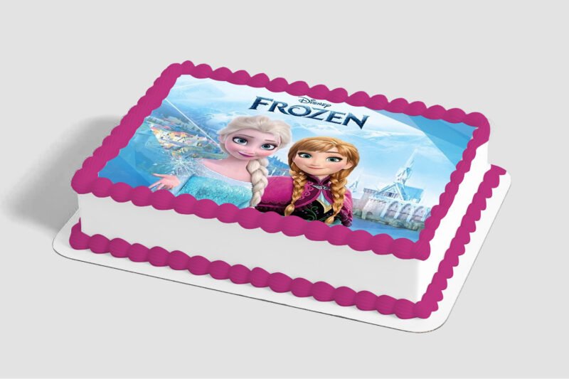 Disney Frozen II Elsa, Anna and Olaf Edible Image® by PhotoCake®