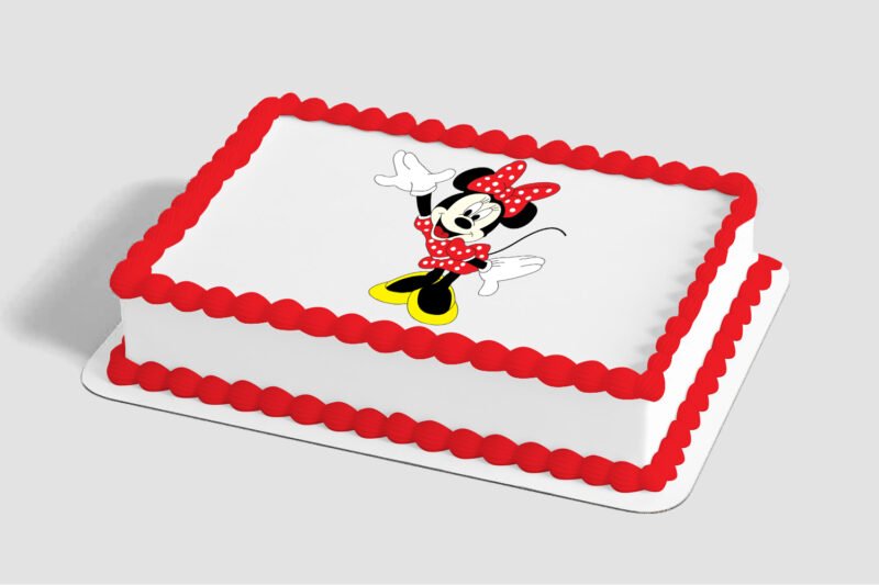 Disney Minnie Mouse Hey Cutie! Edible Image® by PhotoCake® Frame