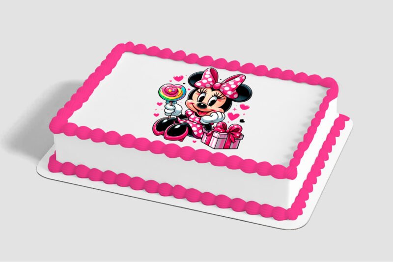 Disney Minnie Mouse Sweet and Cute Edible Image® by PhotoCake®