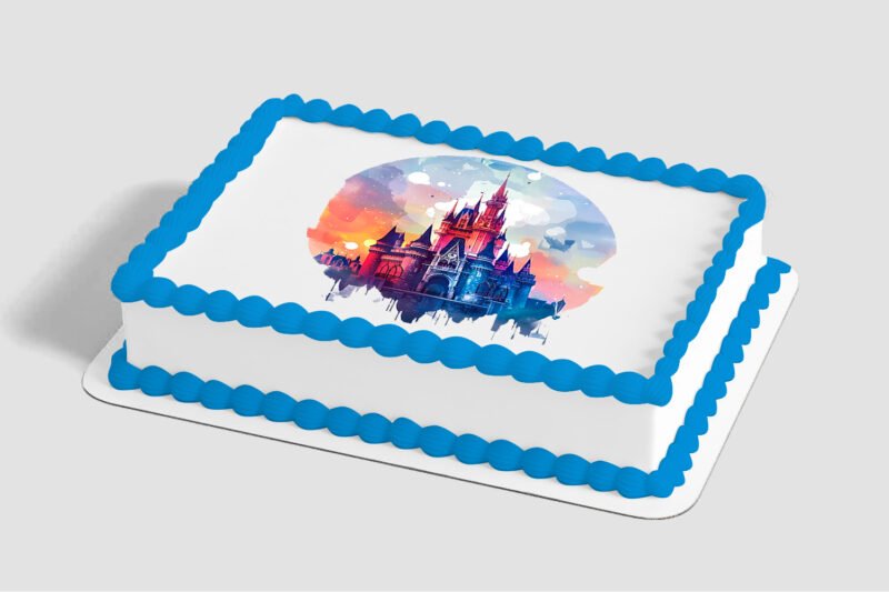 Disney Princess Castle Edible Image® by PhotoCake®