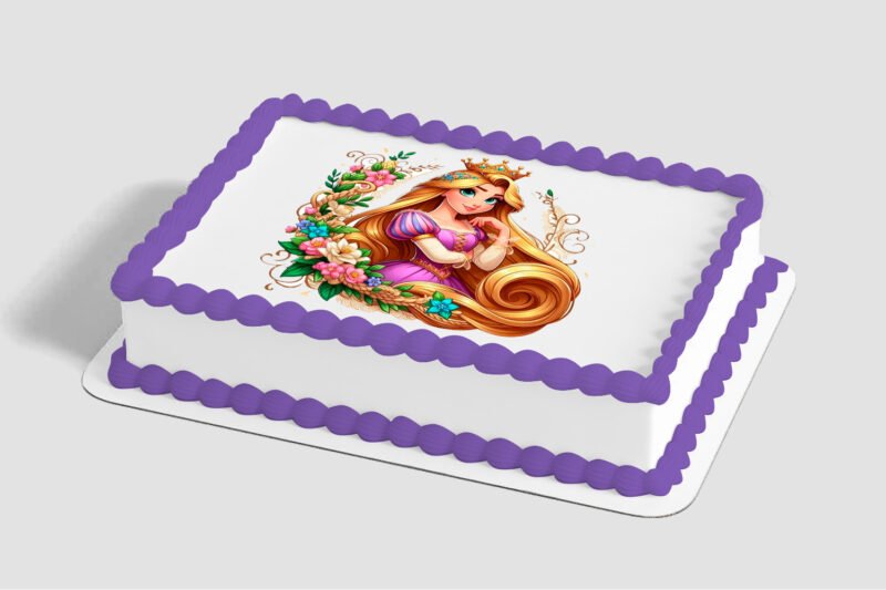 Disney Princess Rapunzel Best Day Ever Edible Image® by PhotoCake®