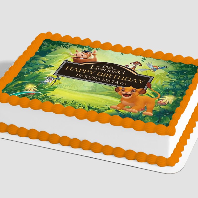 Disney The Lion King Simba and Nala Edible Image® by PhotoCake®