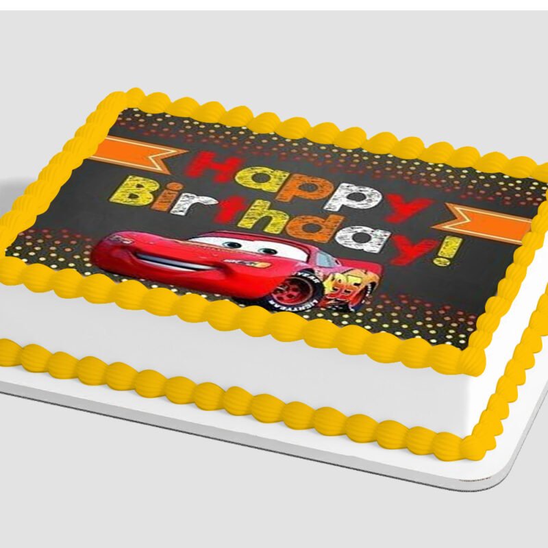Disney and Pixar's Cars Lightning McQueen Edible Image® by PhotoCake®
