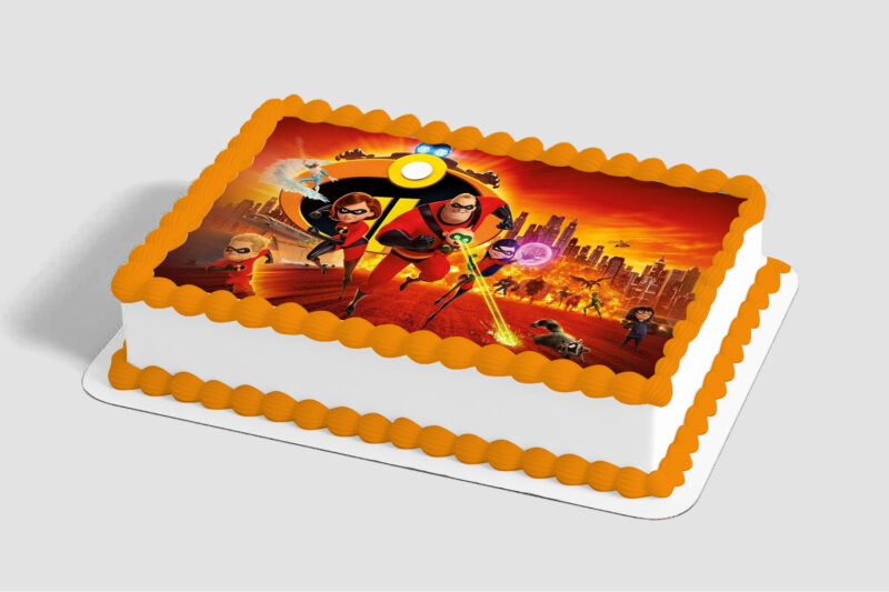 Disney and Pixar's Incredibles 2 Favorite Super Hero Family Edible Image® by PhotoCake®