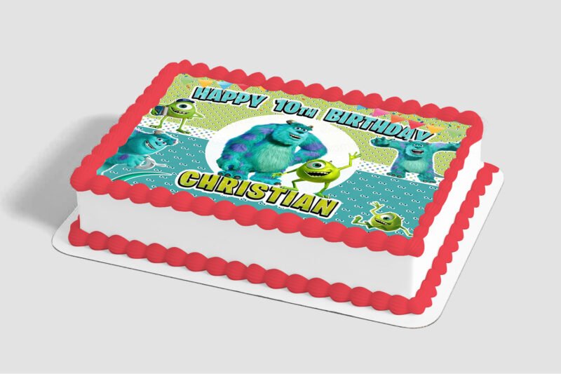Disney and Pixar's Monsters, Inc. Mike and Sulley Edible Image® by PhotoCake®