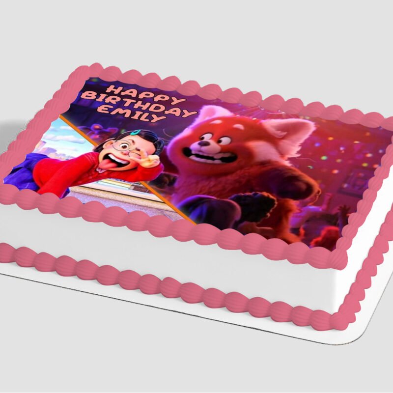 Disney and Pixar's Turning Red Party Animal Edible Image® by PhotoCake®
