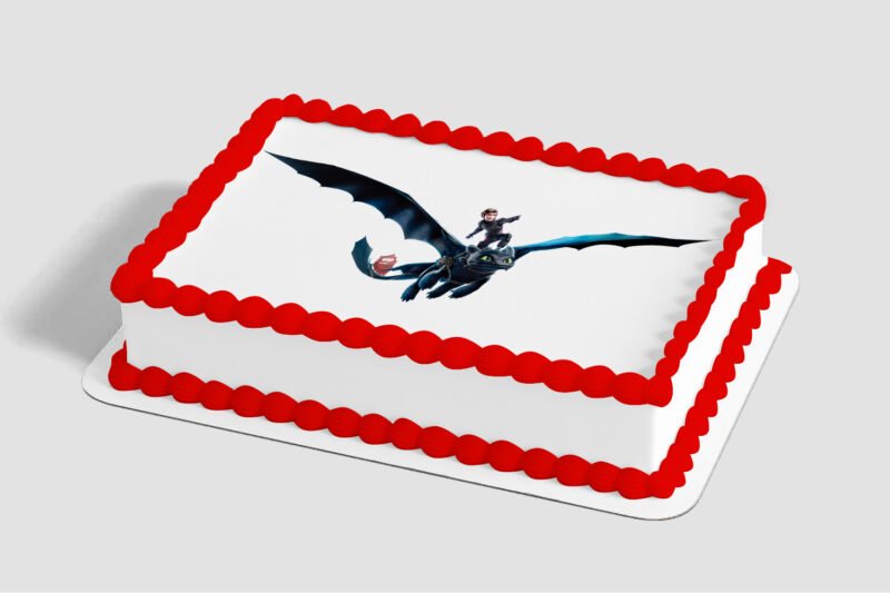 DreamWorks How To Train Your Dragon: The Hidden World Fly Free Edible Image® by PhotoCake®