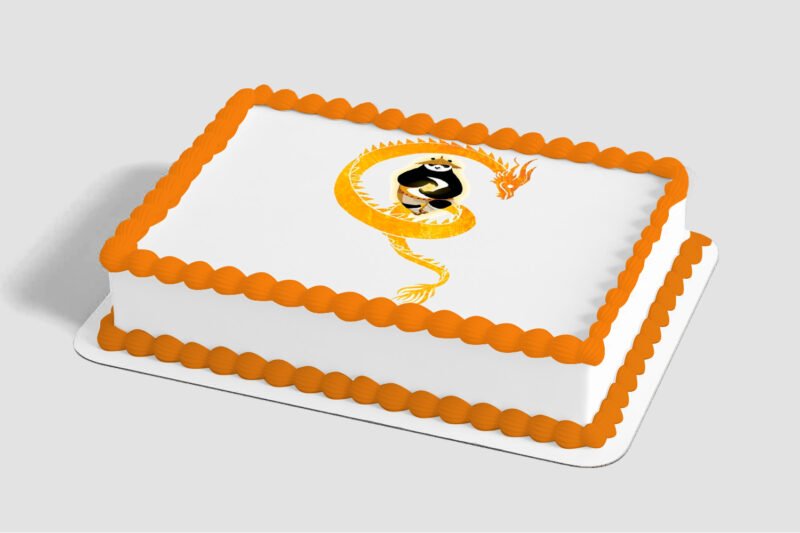 DreamWorks Kung Fu Panda Dragon Warrior Edible Image® by PhotoCake®