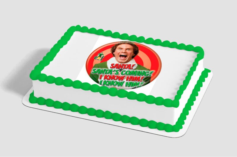 Elf the Movie Santa's Coming! Edible Image® by PhotoCake®