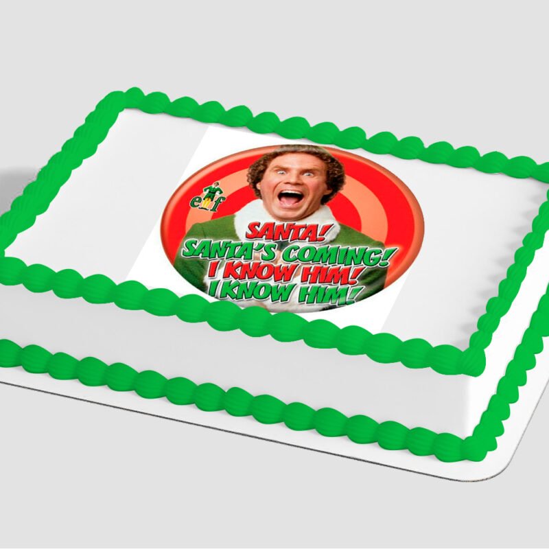 Elf the Movie Santa's Coming! Edible Image® by PhotoCake®