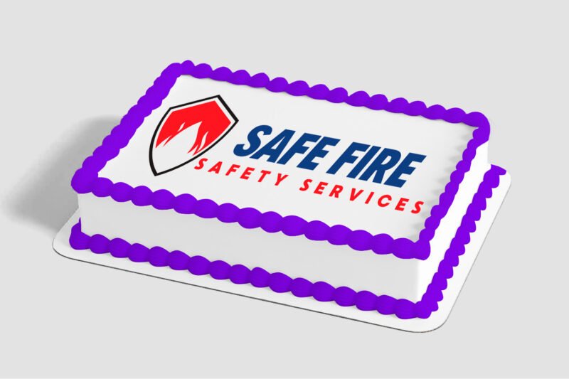 Fire Safety Services Edible Image® by PhotoCake®