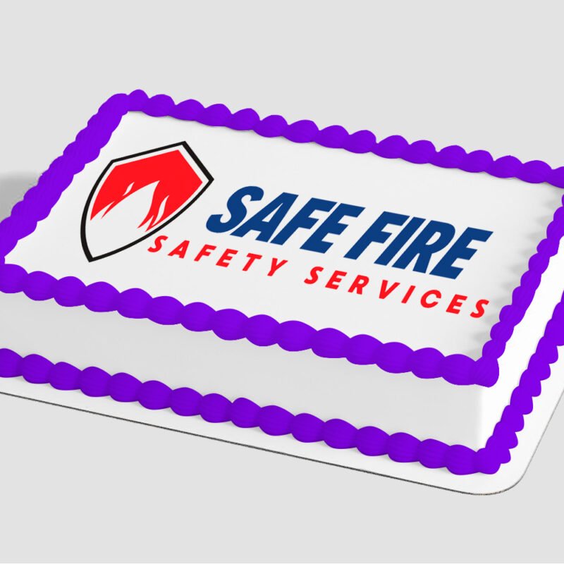 Fire Safety Services Edible Image® by PhotoCake®