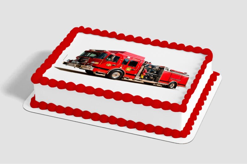 Firetruck Edible Image® by PhotoCake®