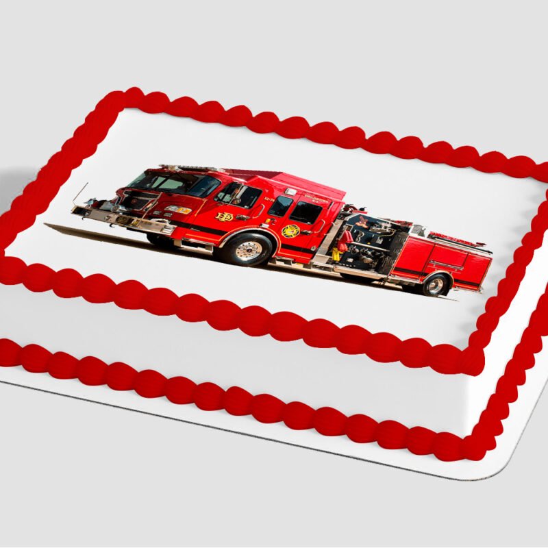 Firetruck Edible Image® by PhotoCake®