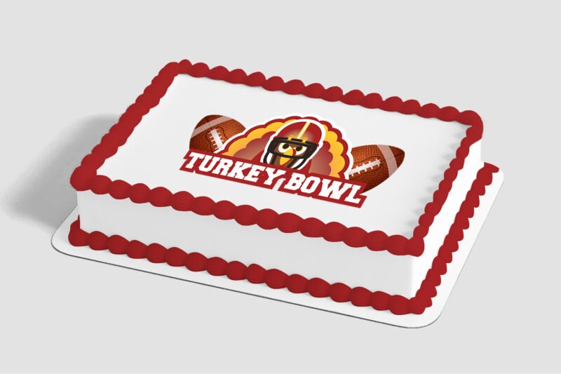 Football Turkey Edible Image® by PhotoCake®
