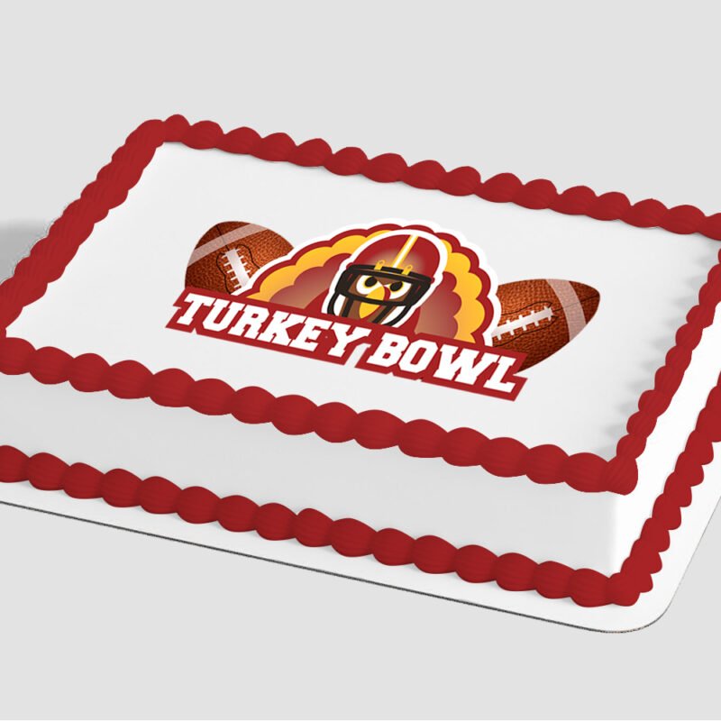 Football Turkey Edible Image® by PhotoCake®