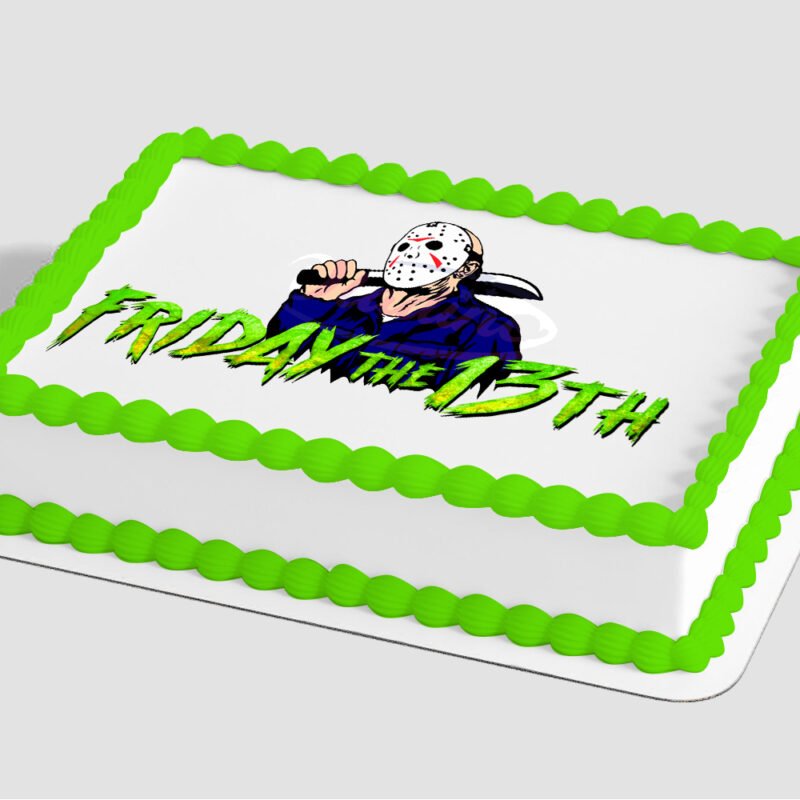 Friday the 13th Edible Image® by PhotoCake®