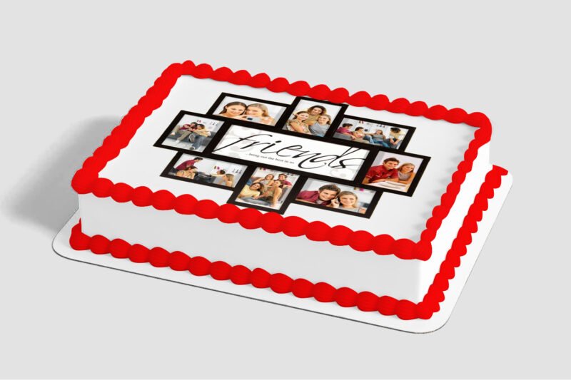 Friends The Best of Friends Edible Image® by PhotoCake® Frame