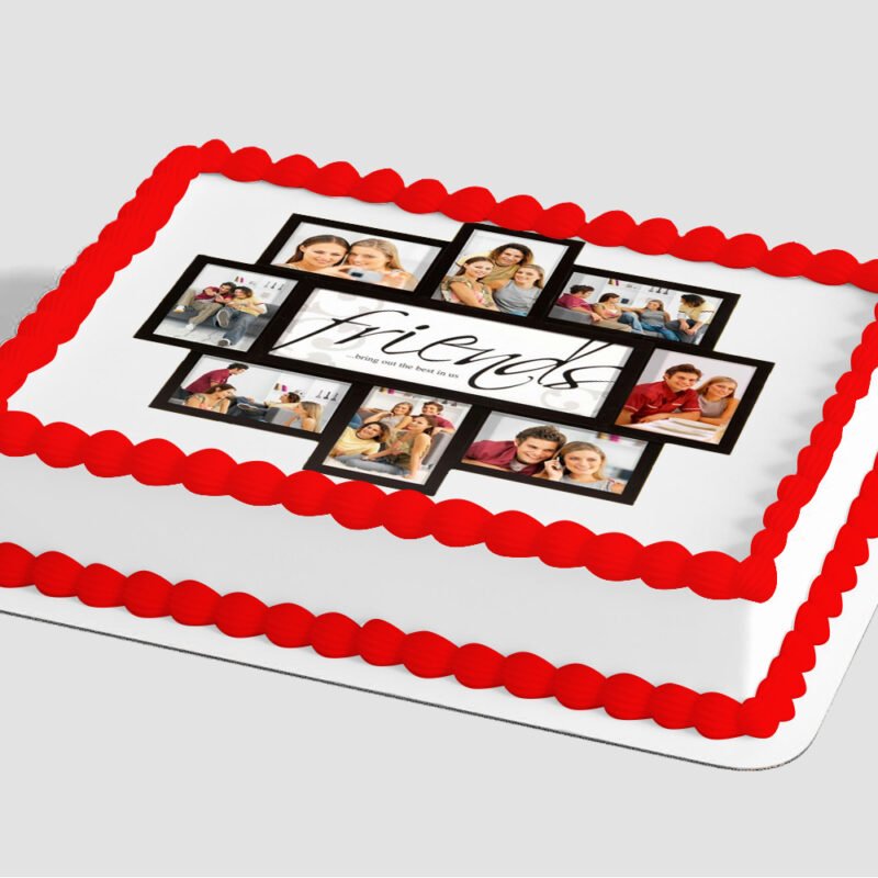 Friends The Best of Friends Edible Image® by PhotoCake® Frame