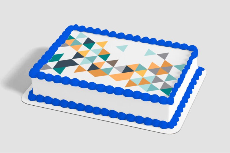 Geometric Shapes Edible Image® by PhotoCake®